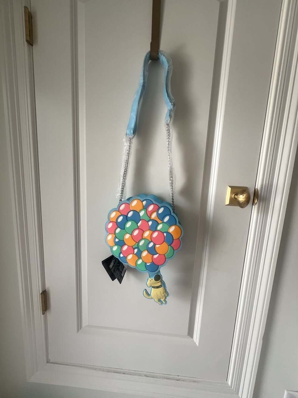 Loungefly Disney Pixar Up Doug Hanging From Balloon Crossbody Bag